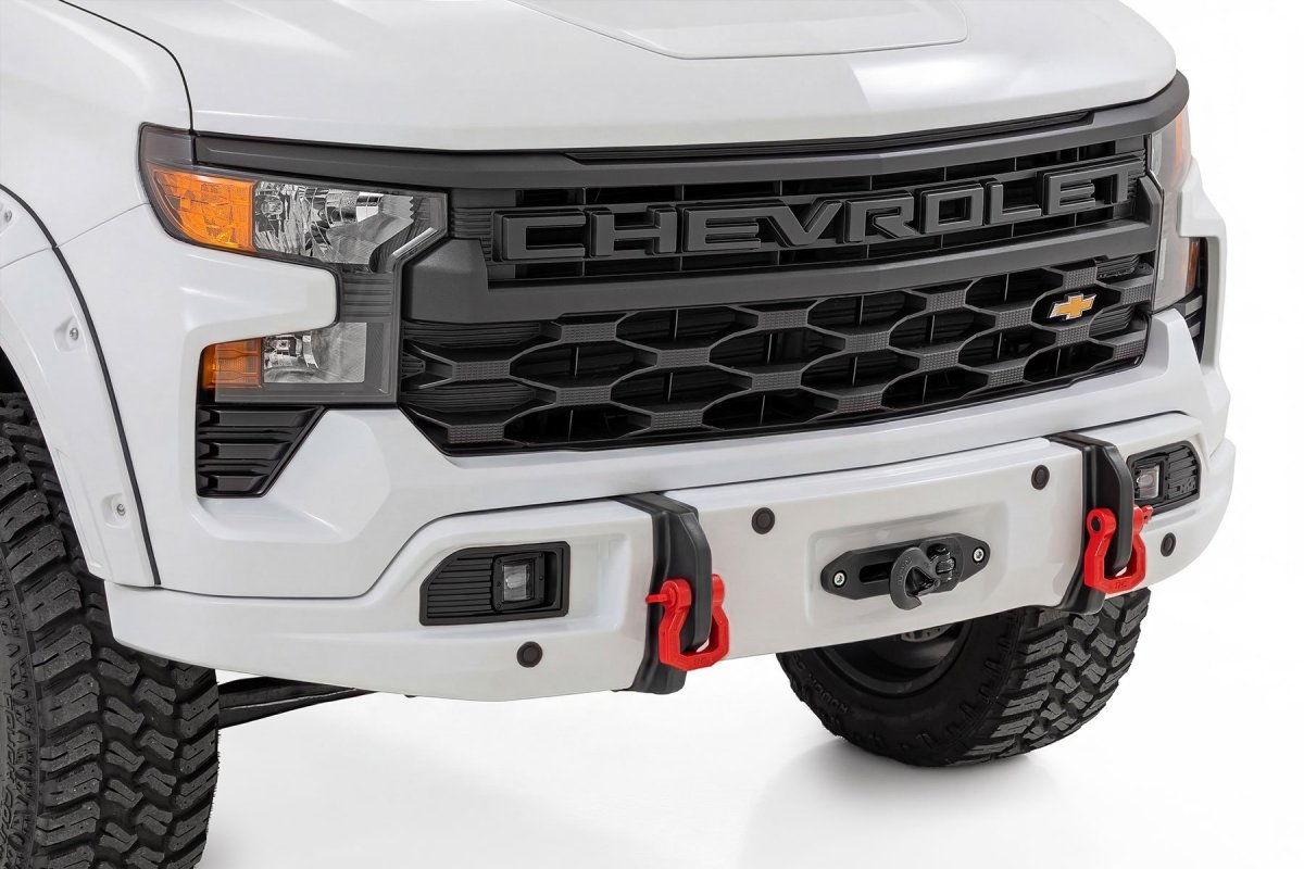 Chevrolet Silverado 1500 Bumper Cover - Rough Country - FXS - Summit White - '23-'26